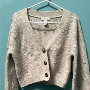 Women's light pink Cardigan Sweater